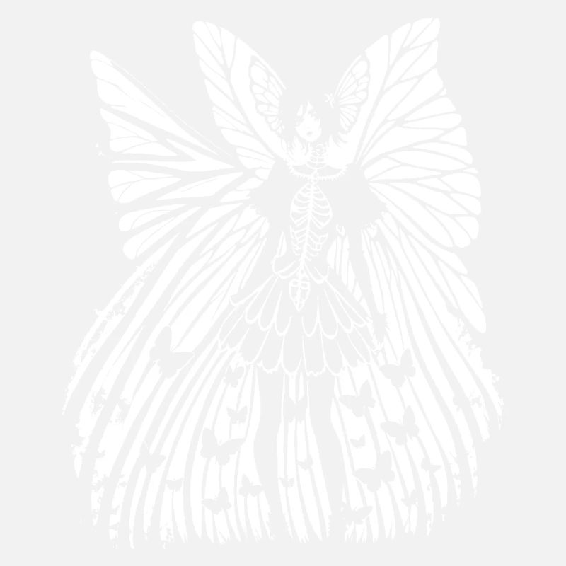 Fairycore Ästhetik Grunge Skelett Fee Goth G