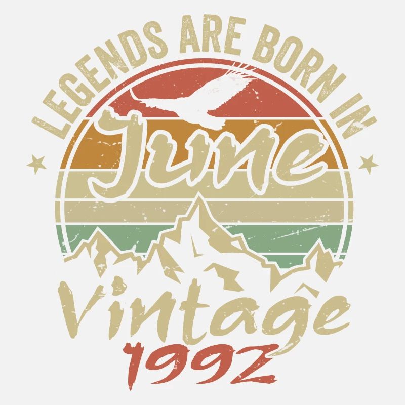 Geburtstag Juni 1992 geboren im Juni 1992 Retro 1992