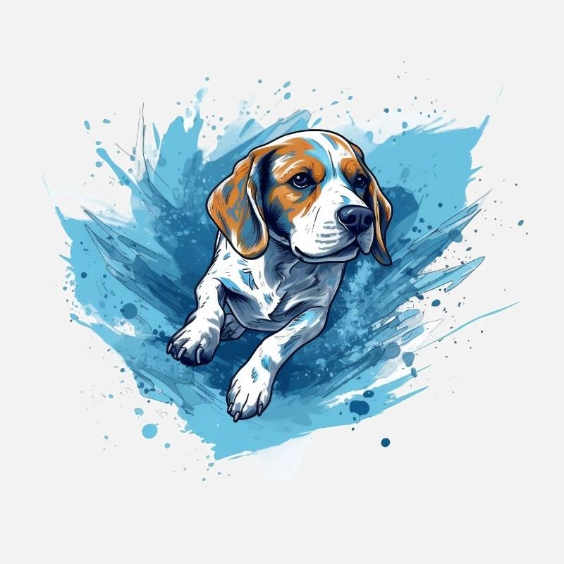 Beagle Dock-Plongée dans l’eau
