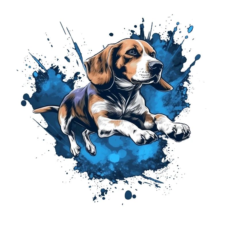 Beagle Dock-Plongée dans l’eau