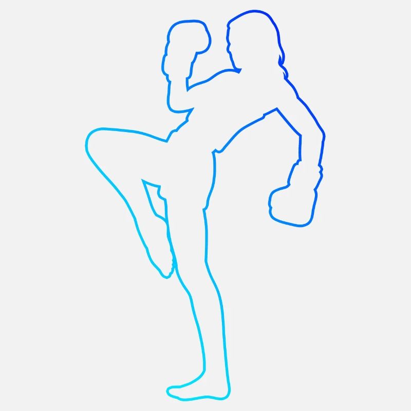 Kickbox Kickboxen Kickboxer Kickboxing Damen