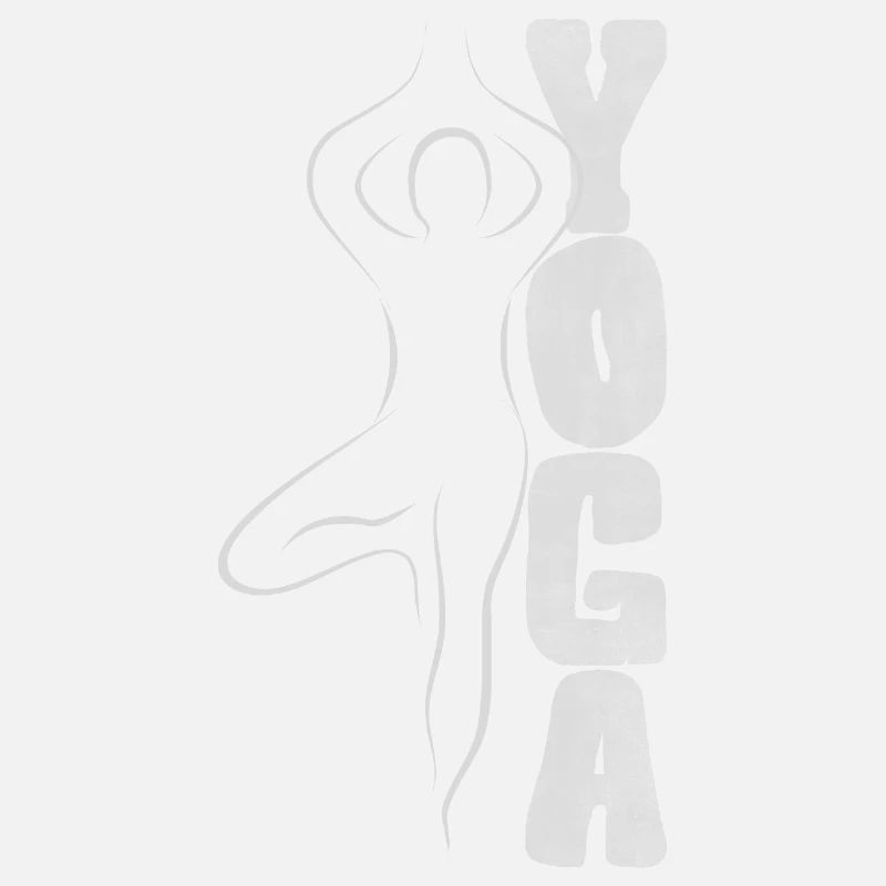 Yoga – Tree Pose Silhouette