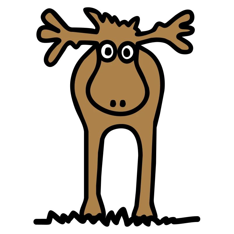 Lustiger Elch oder Rentier?