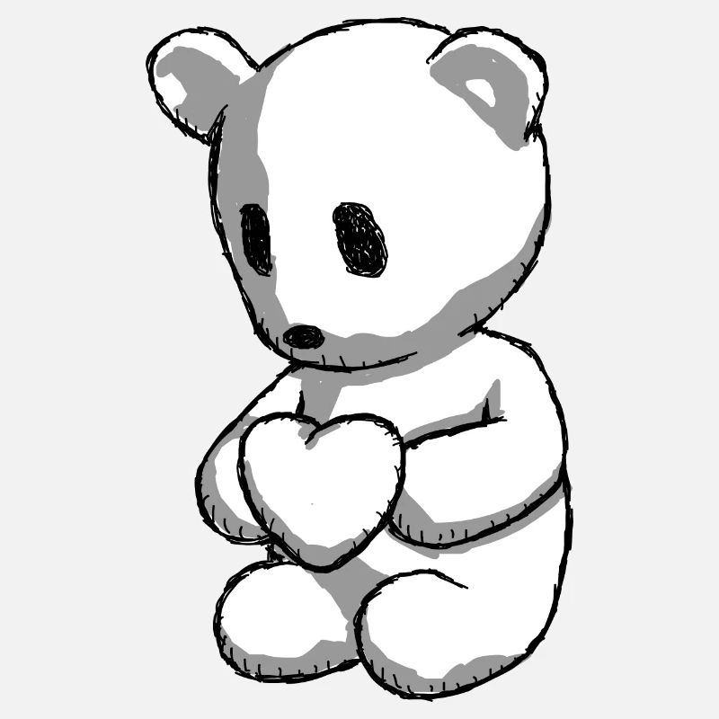 Teddy bear with heart