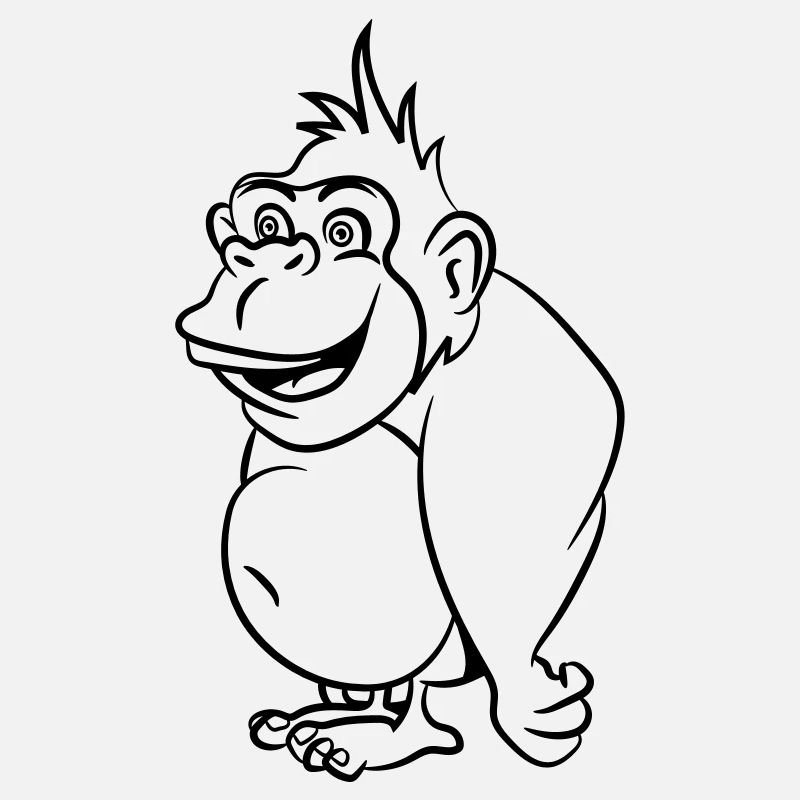 Gorilla witzig
