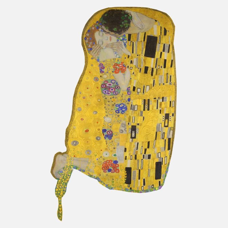 Gustav Klimt le baiser | Le baiser