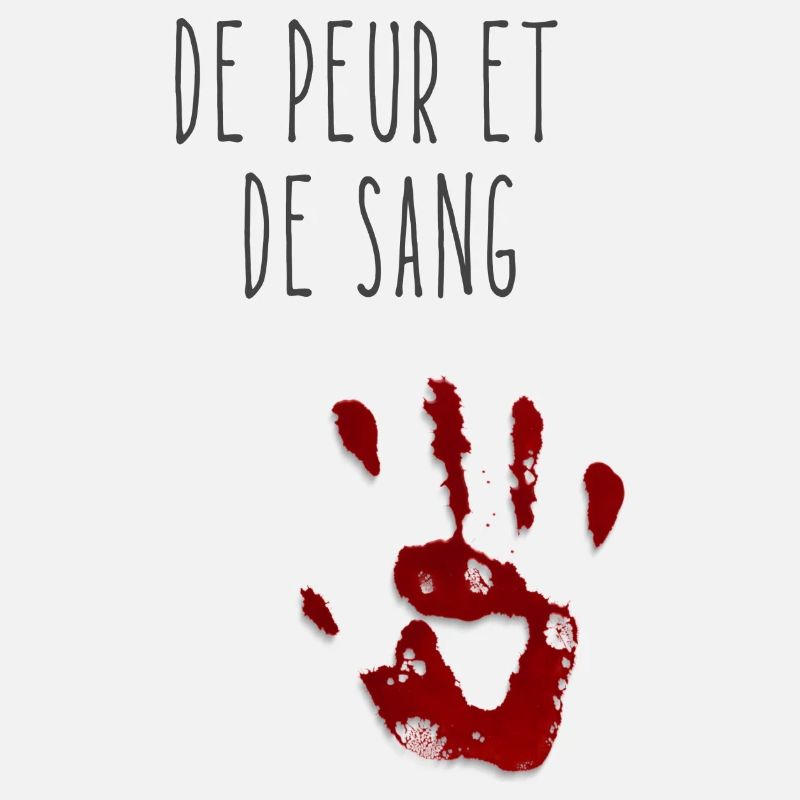 Illustration de peur et de sang