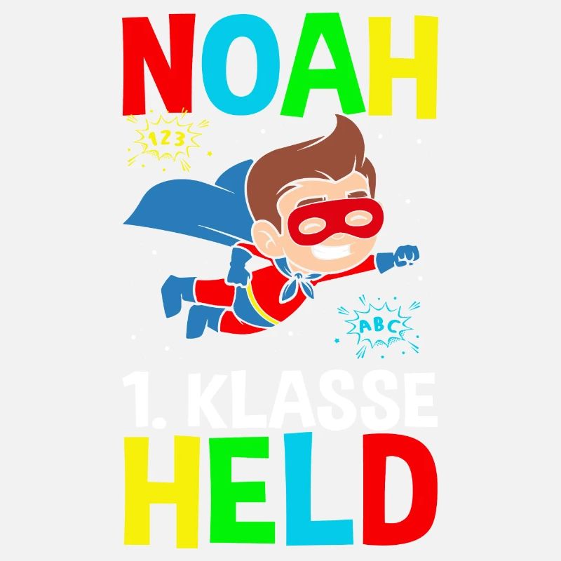 Schulkind Noah 1. Klasse Held