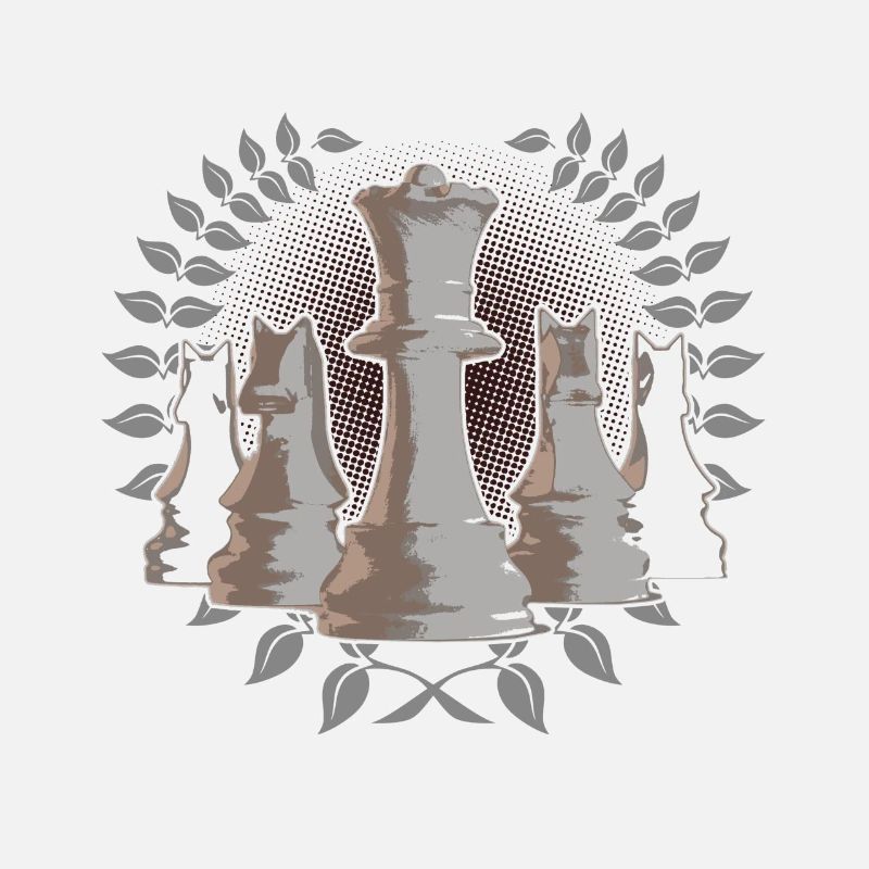 Echecs - pièces d'échecs