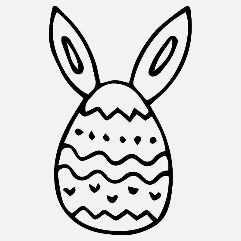 Osterei mit Hasenohren Geschenkidee Ostergeschenk
