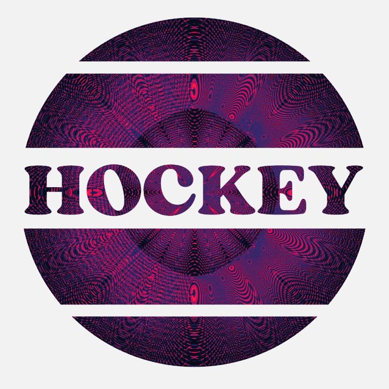 Explosion du hockey en rose-violet