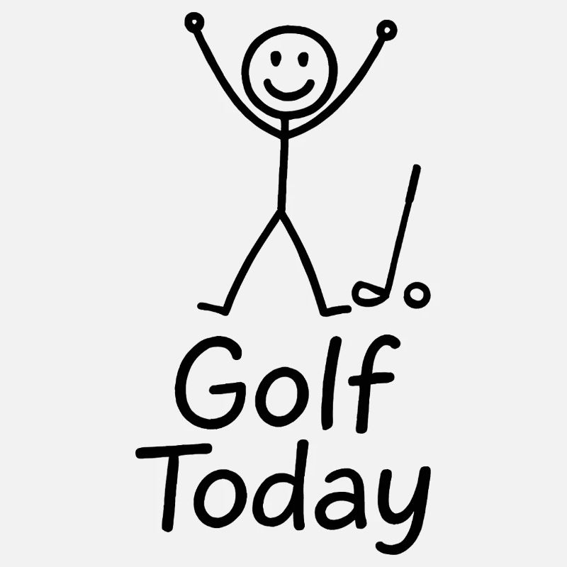 Golf Today Golfspieler Humor Geschenkidee Golfer