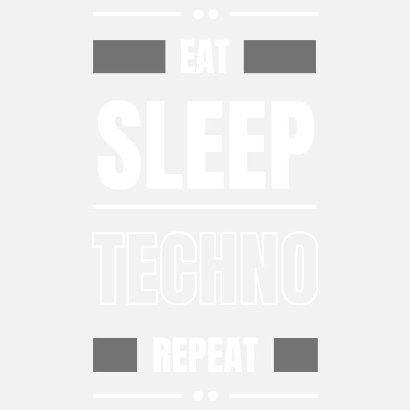 manger dormir techno répéter l’idée cadeau fête en disant