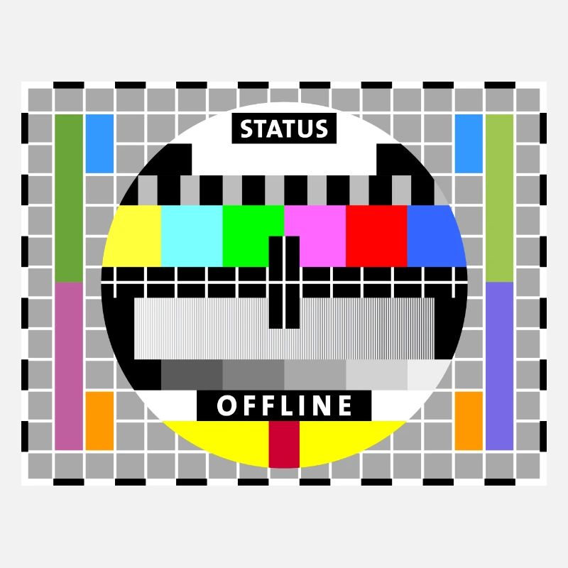 Testbild Display screen test card offline Big Bang