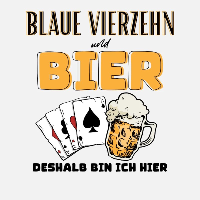 Blaue Vierzehn und Bier