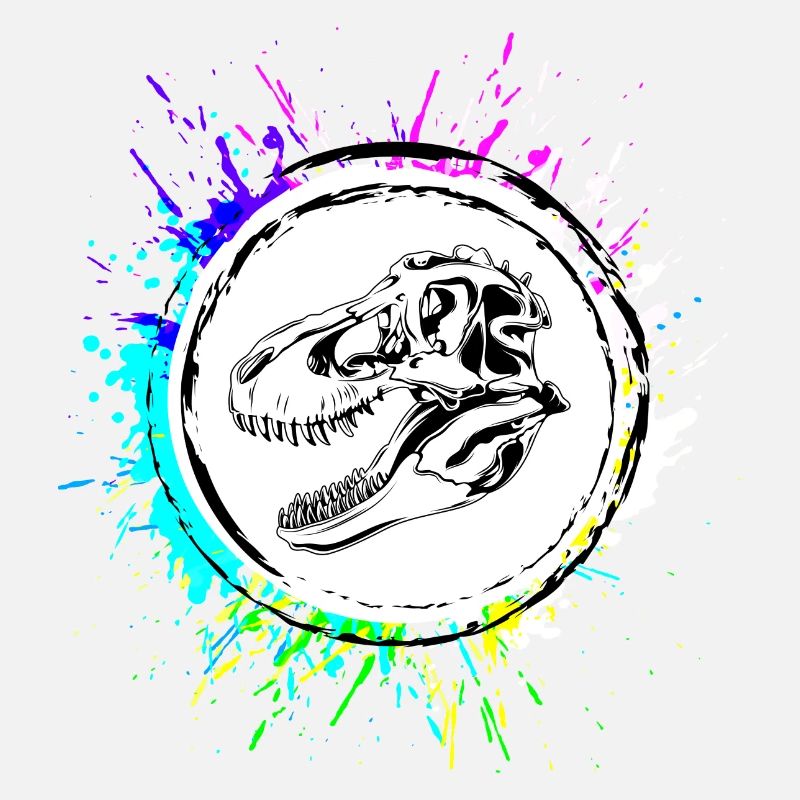 Dinosaurier Skelett T Rex Kopf