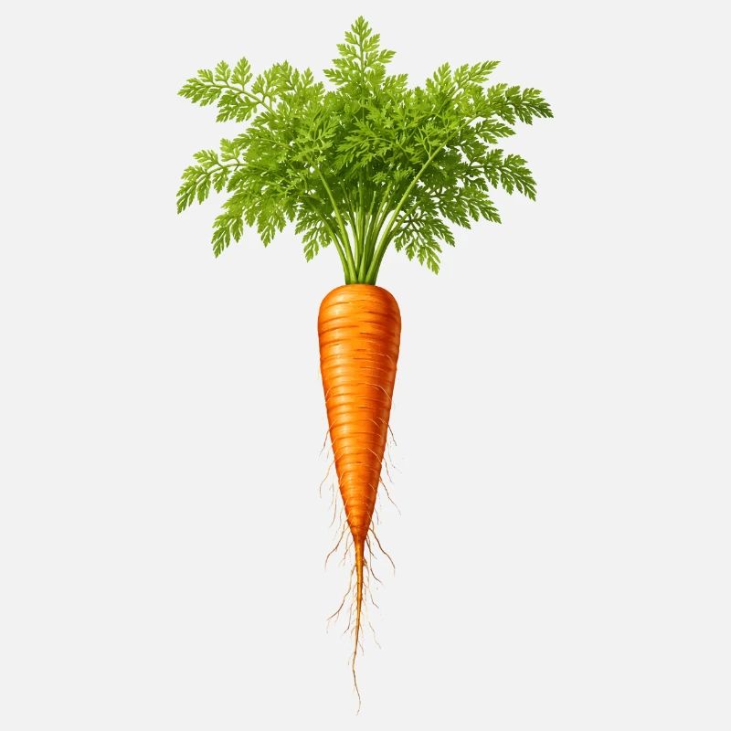 Fresh Carrot Nature Vegetable Illustration