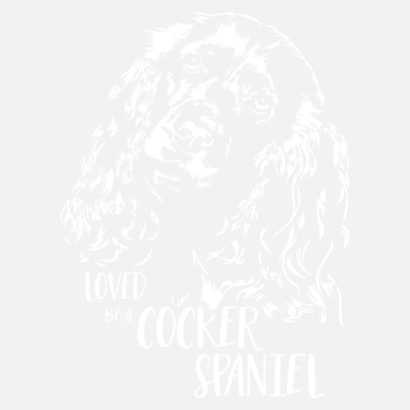COCKER SPANIEL Chien Disant Chiens Dire Chiens