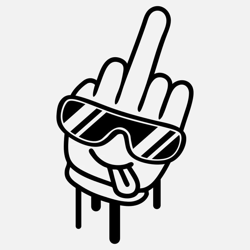 Cool Fuck Off Hand