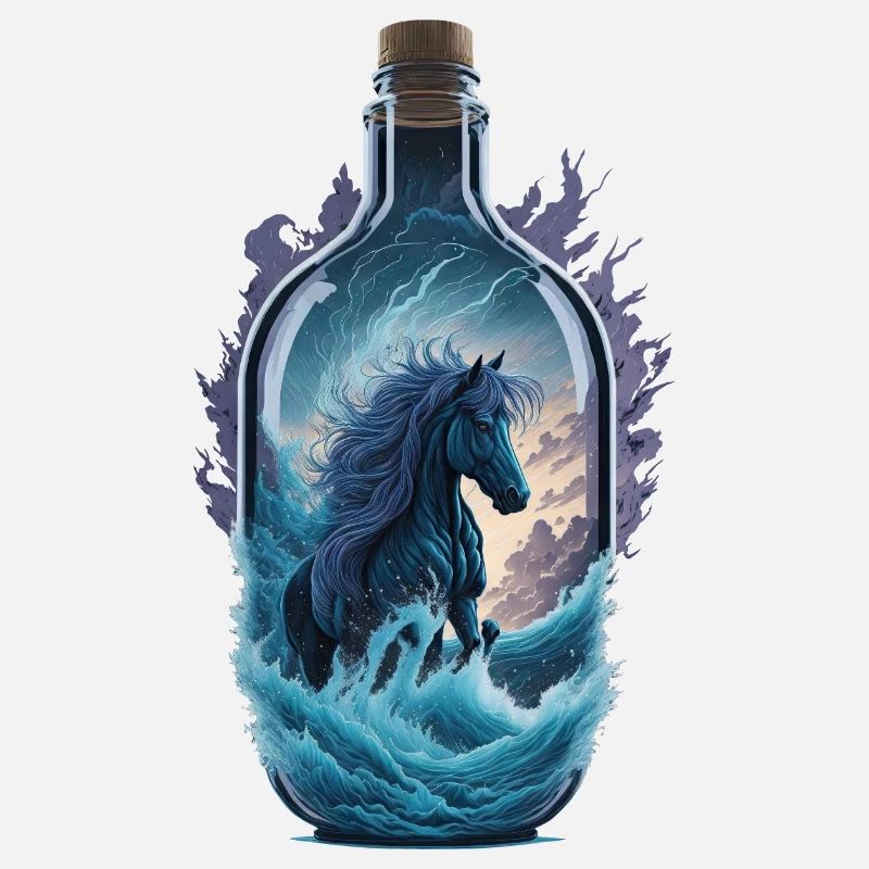 Pferd Flasche