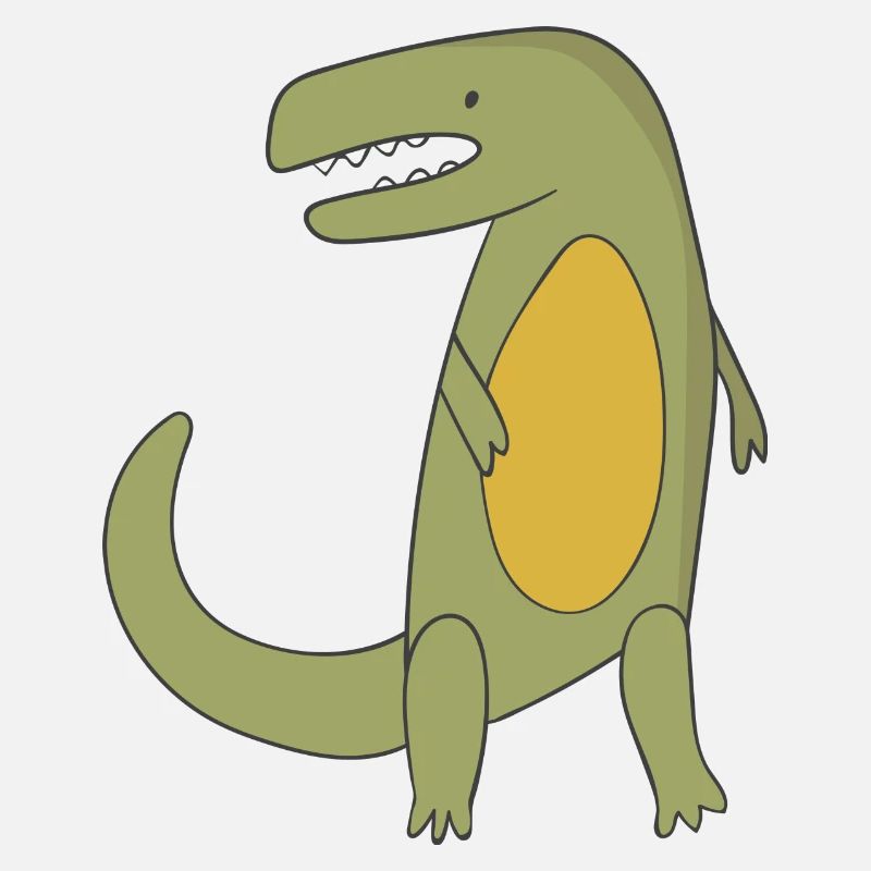 Gift Dinosaur Fossil Kawaii Trex Comic Dino