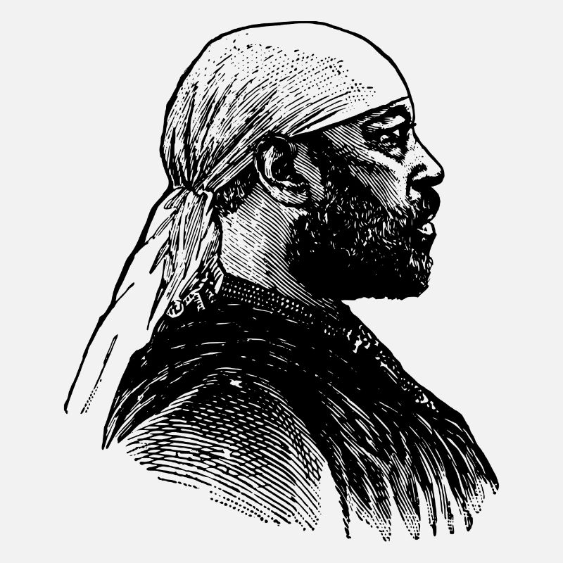 African man