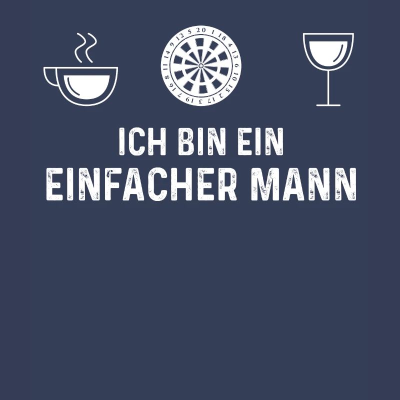Ich Bin Ein Einfacher Mann 1 - Dartscheibe -