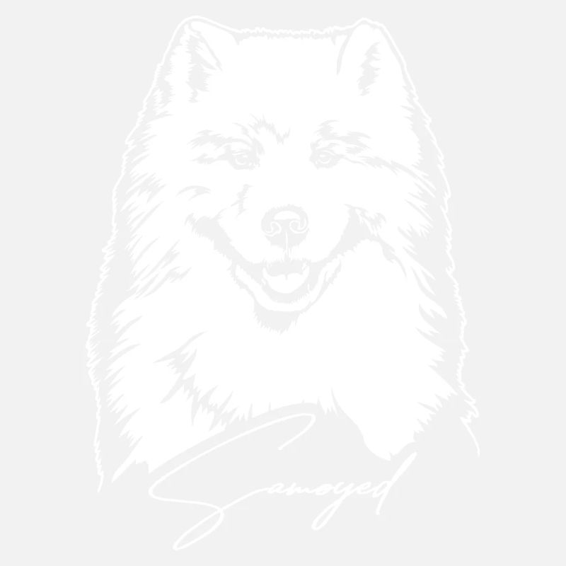 Samoyed Portrait Hund Hunde Wilsigns