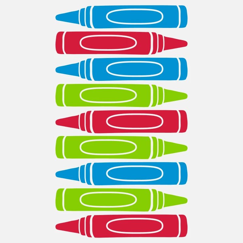 Beaucoup de crayons de cire cool design