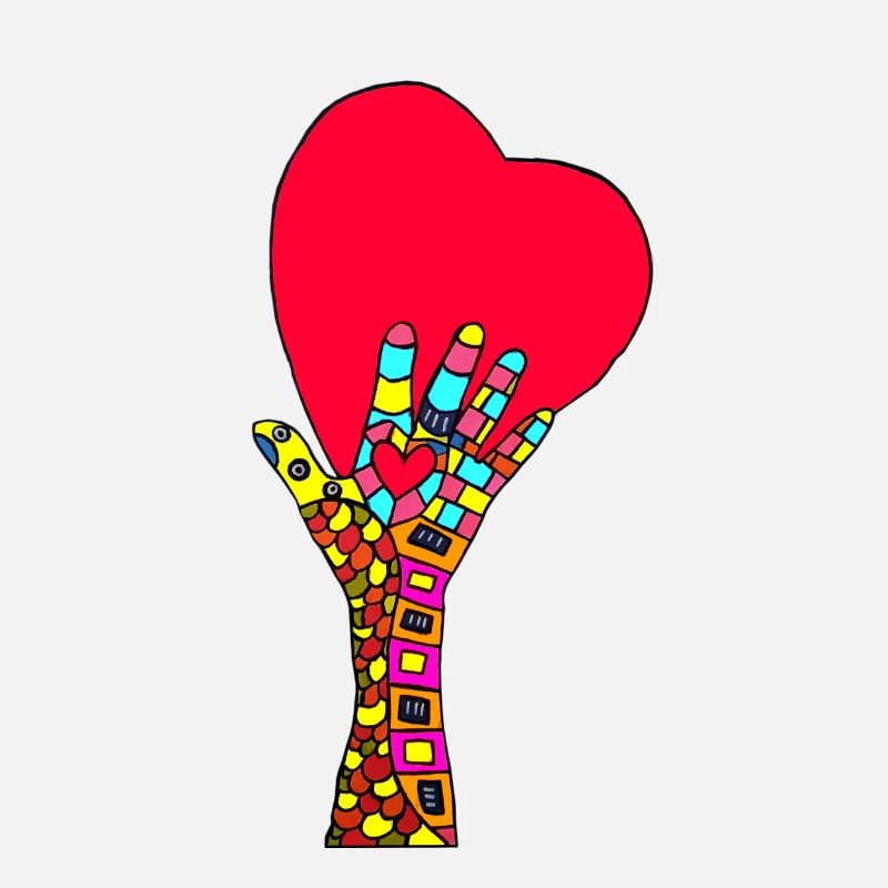 Hand mit Herz12