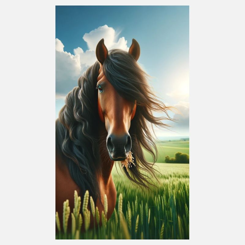 Braunes Pferd