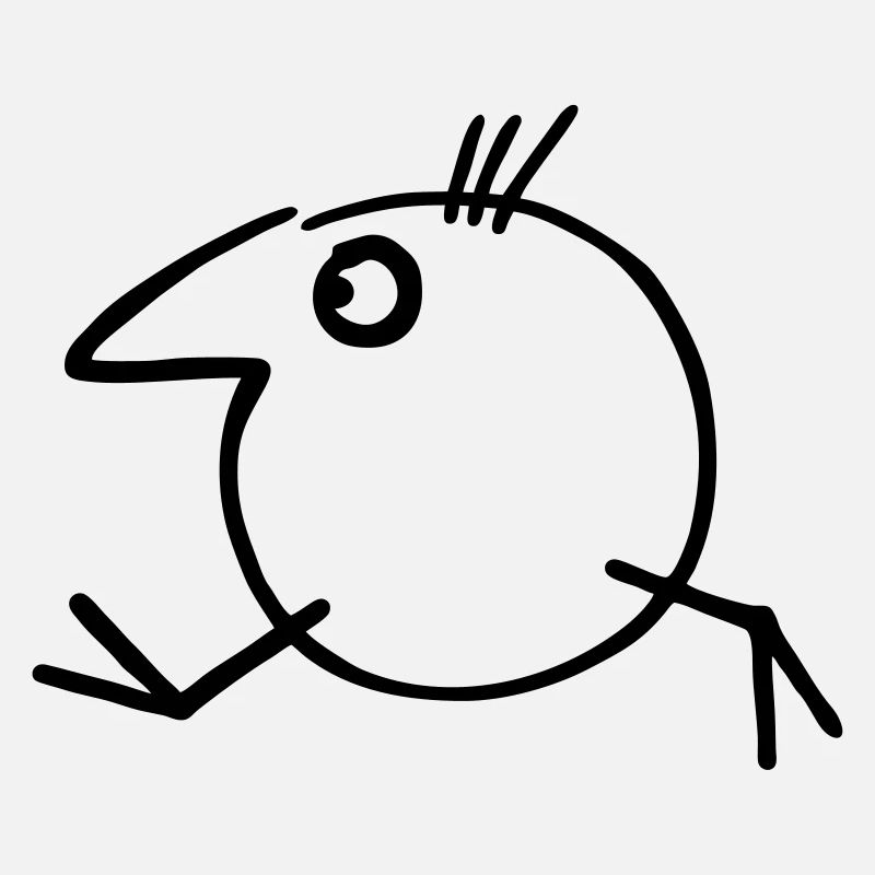 Running bird