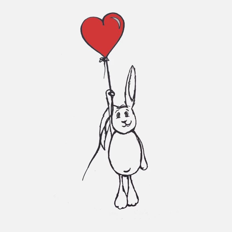 The flying rabbit from air