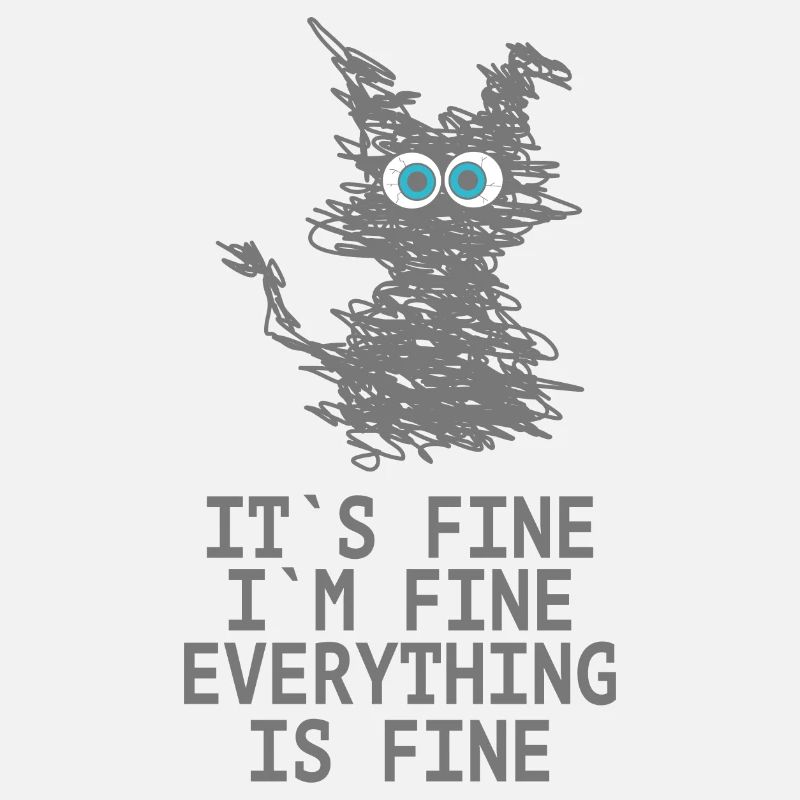 Lusitge Katze lustiger Spruch