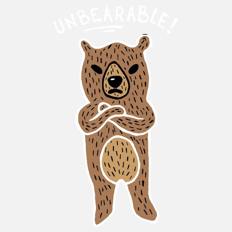 Unerträglicher Bär (Weiß)