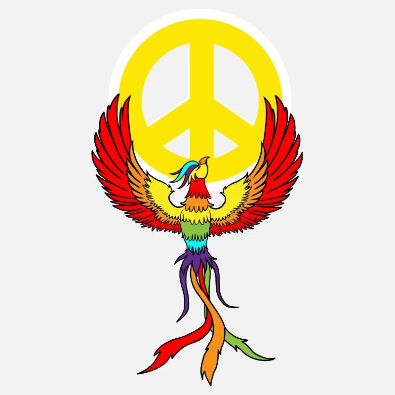 Phönix Peace Peacesymbol Frieden Phönixe Friede