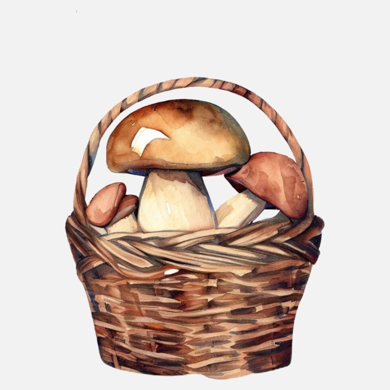 Cèpes dans un panier