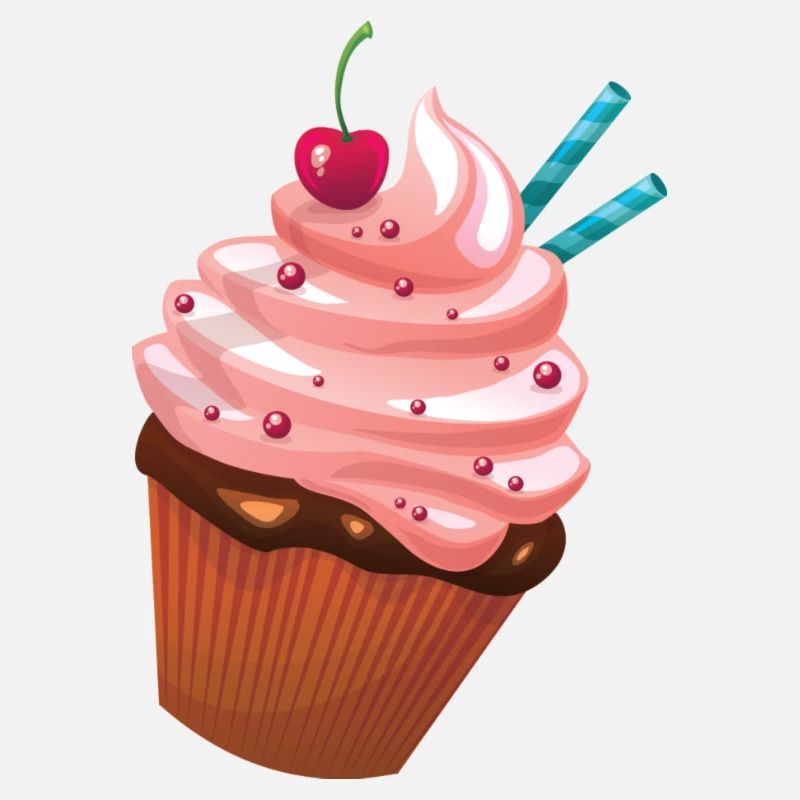 Desserts, Cakes, Muffins, Cherries