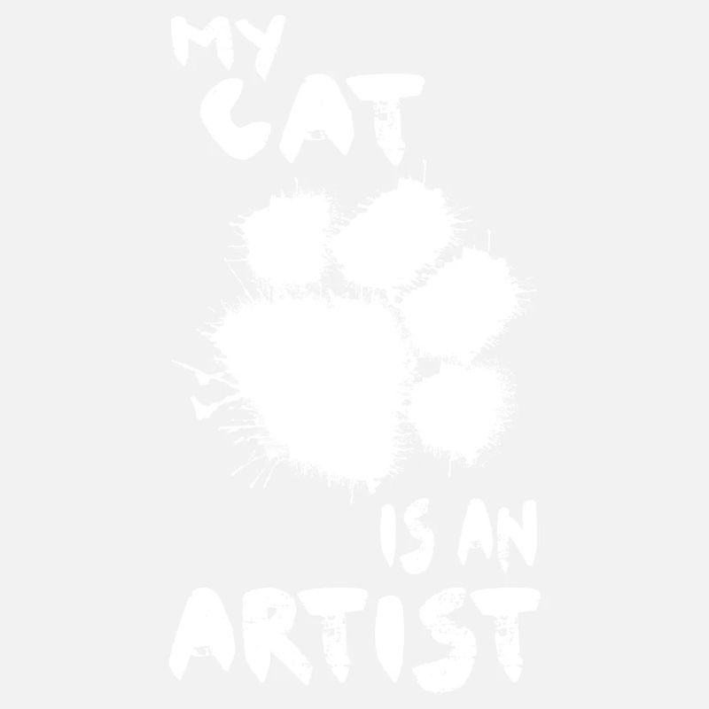 Katze süß Tier Kunst Pfote Pfoten Spruch
