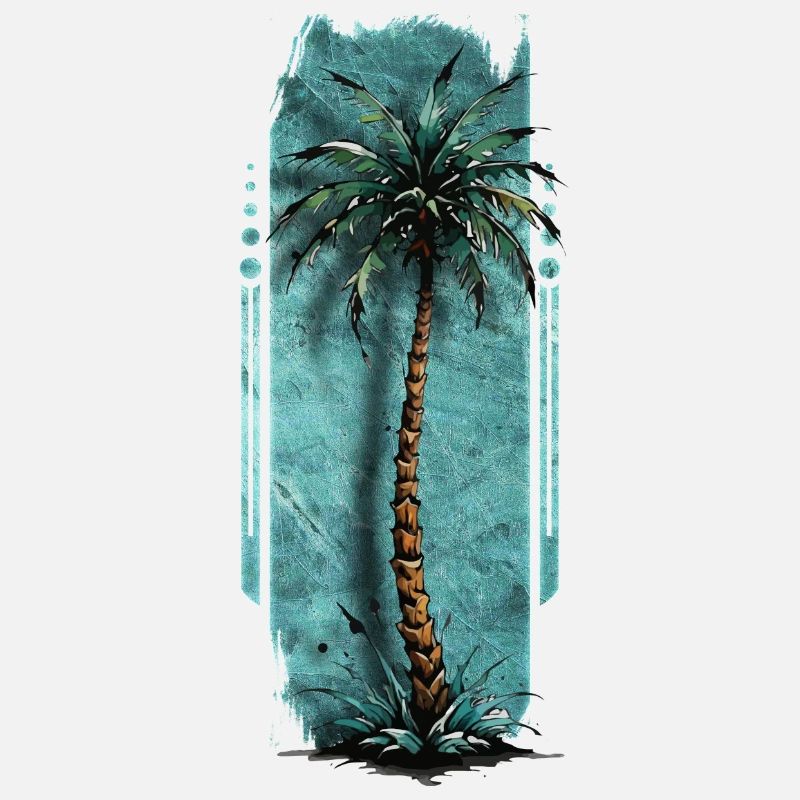 Solitär : Einsame Palme