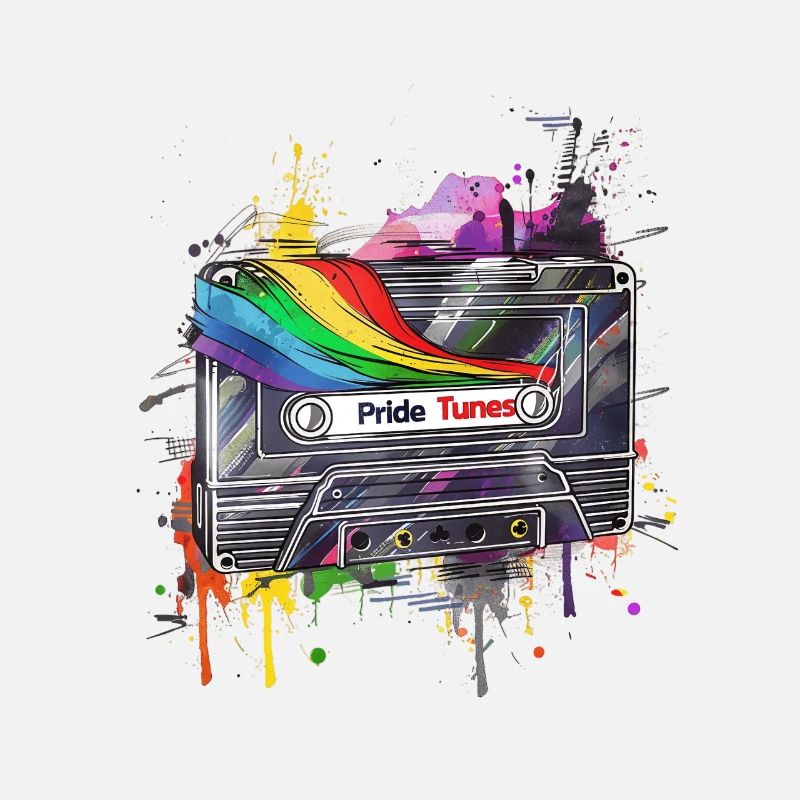 Pride Tunes Retro Cassette Design