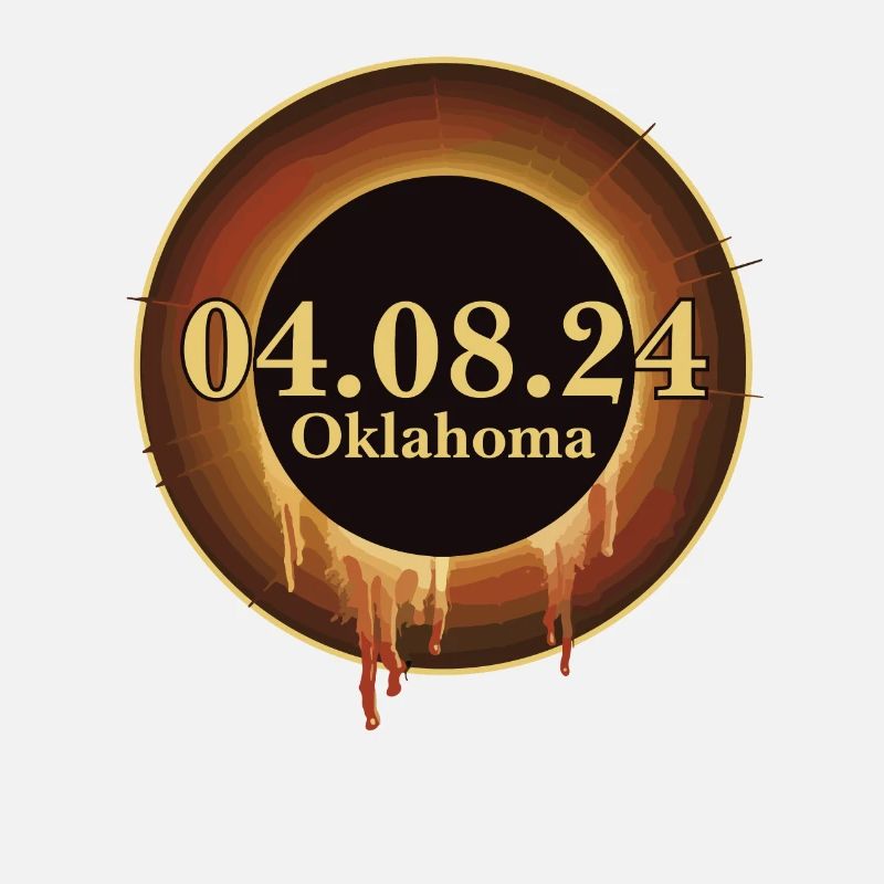 Total Solar Eclipse Path of Totality Oklahoma