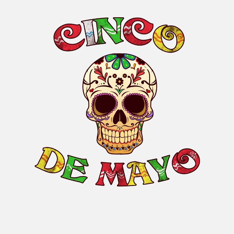 Celebrate Cinco De Mayo With Vibrant Skull