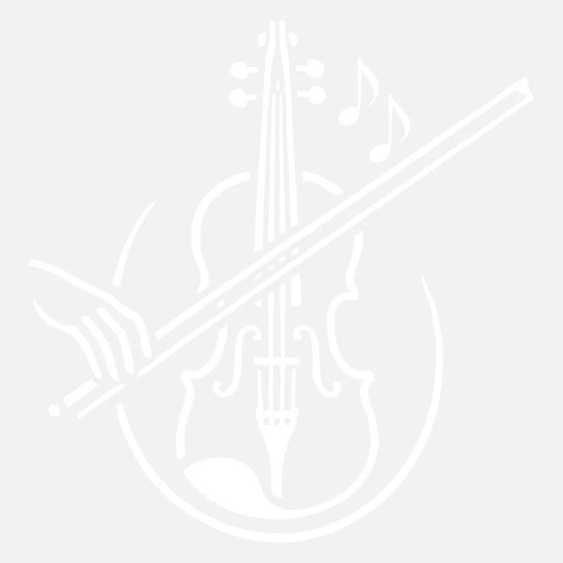 Violine mit Bogen