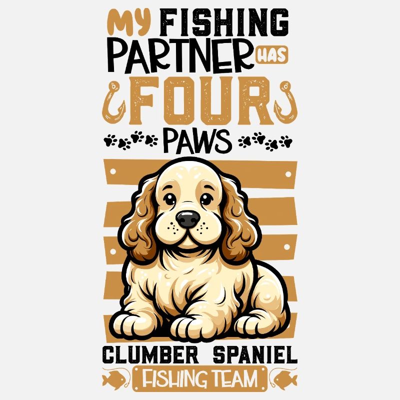Fishing and Clumber Spaniel