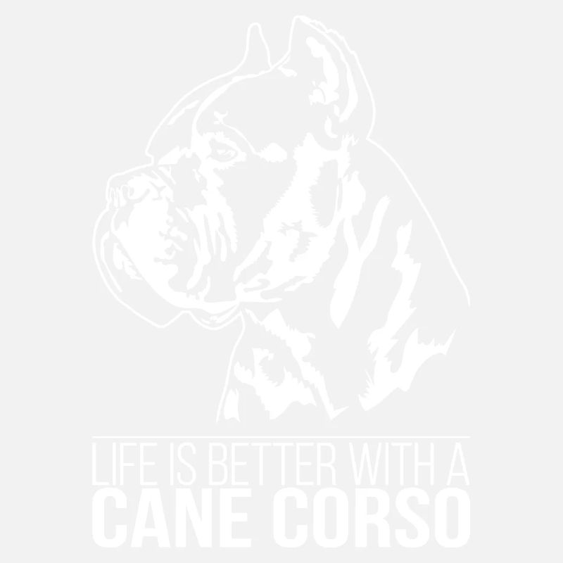 Cane Corso life is better Hunde Spruch Wilsigns