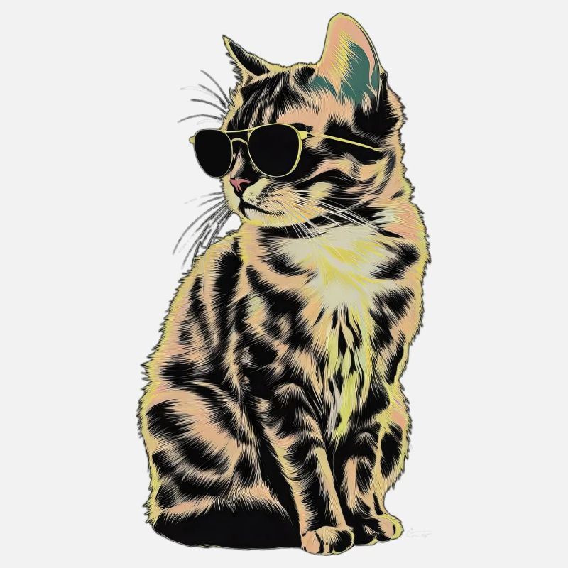 Sonnenbrille mit Tonkanesen-Katze Geschenk