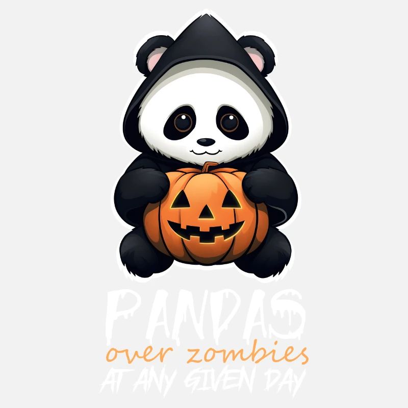 Amusing Halloween Sarcastic Panda Quote