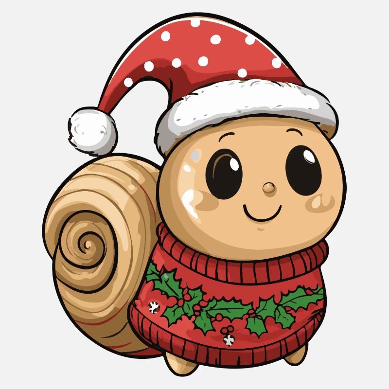 Schnecke Weihnachten Comic