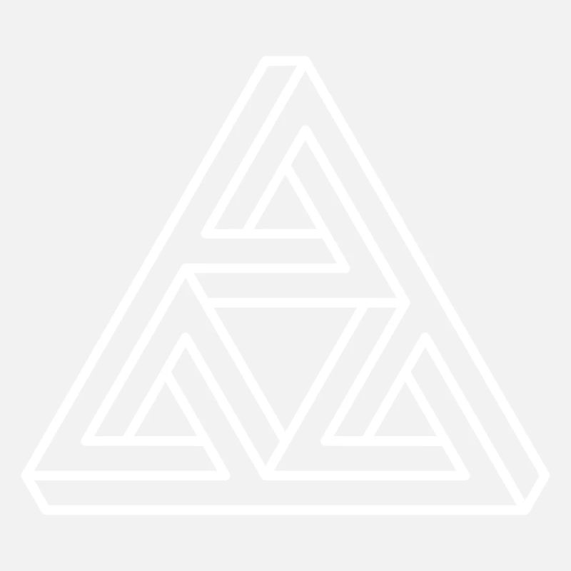 impossible figure Escher triangle geometry hipster